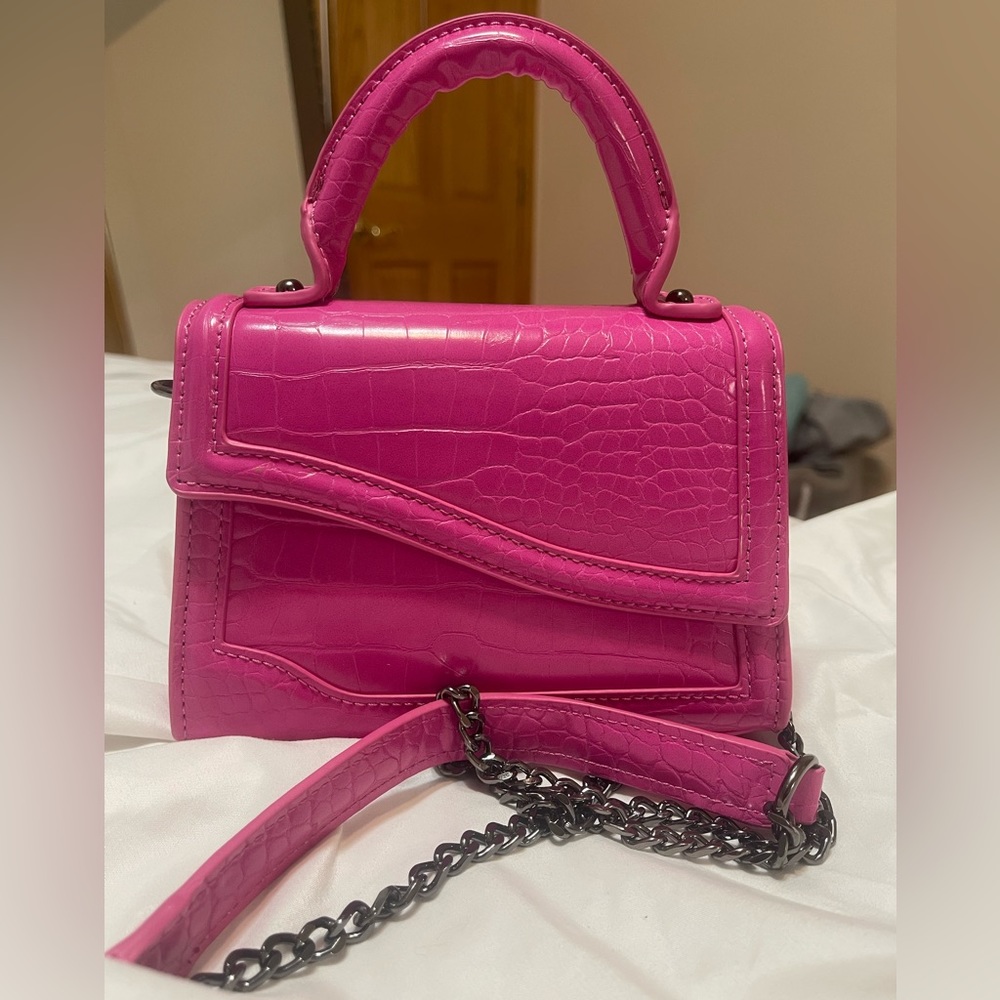 Zara small pink cross bag